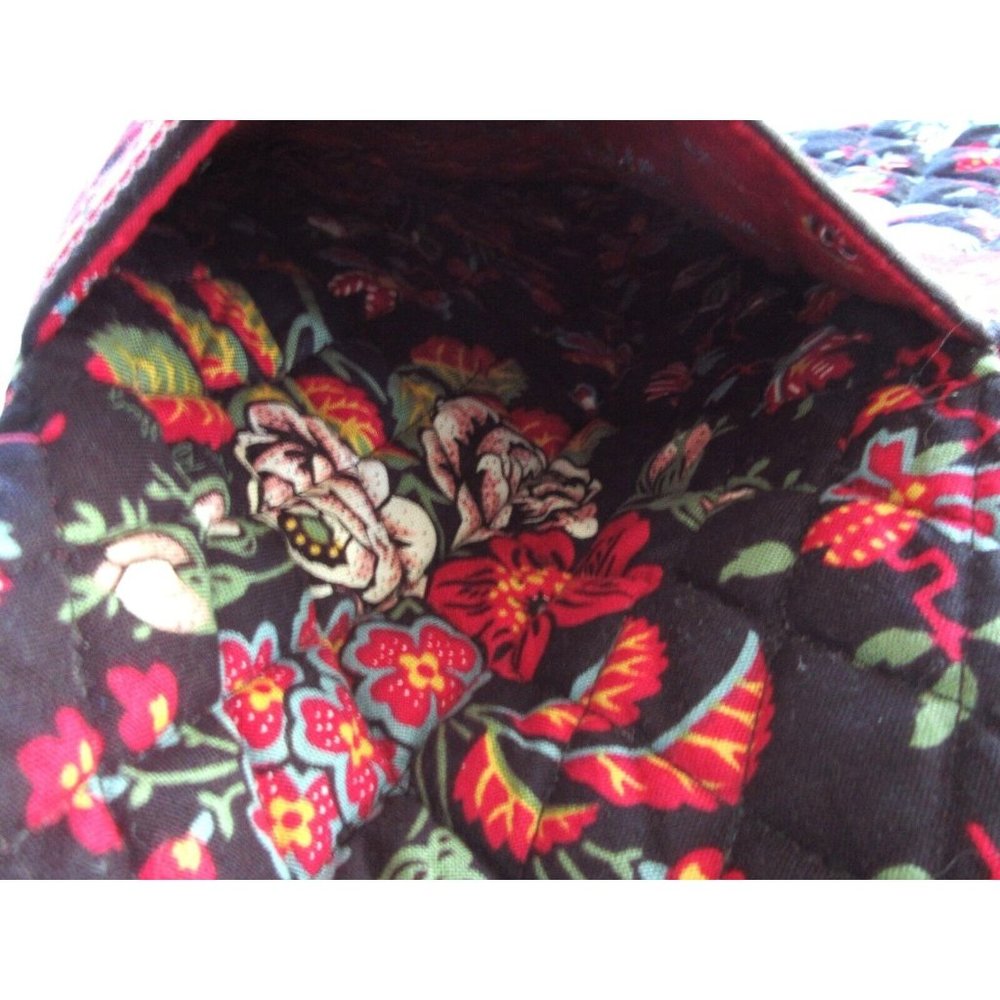 Vintage Vera Bradley ANASTASIA Floral Quilted Cotton Drawstring Backpack Bag - Picture 9 of 9